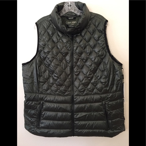 🆕 CALVIN KLEIN PERFORMANCE DOWN VEST-PLUS SIZES - Picture 2 of 8
